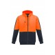 Unisex Hi Vis Full Zip Hoodie