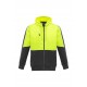 Unisex Hi Vis Full Zip Hoodie