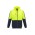 Unisex Hi Vis Full Zip Hoodie - Yellow/Navy
