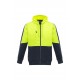 Unisex Hi Vis Full Zip Hoodie