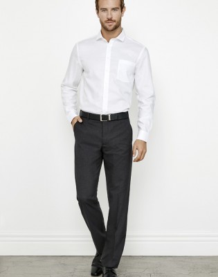 Mens Classic Flat Front Pant