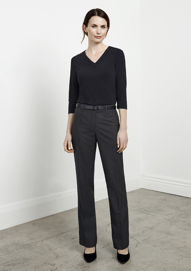 Ladies Classic Flat Front Pant