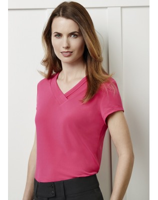 Ladies Lana Short Sleeve Top