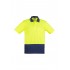 Unisex Hi Vis Basic Spliced Polo - Short Sleeve
