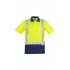 Mens Hi Vis Spliced Polo - Short Sleeve Shoulder Taped