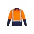 Mens Hi Vis Spliced Polo - Long Sleeve Shoulder Taped