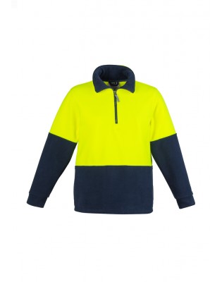 Hi Vis Half Zip Polar Fleece Jumper