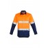 Mens Hi Vis Spliced Industrial Shirt - Hoop Taped