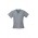 Ladies Contrast Crossover Scrubs Top - Pewter/Aqua