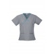 Ladies Contrast Crossover Scrubs Top
