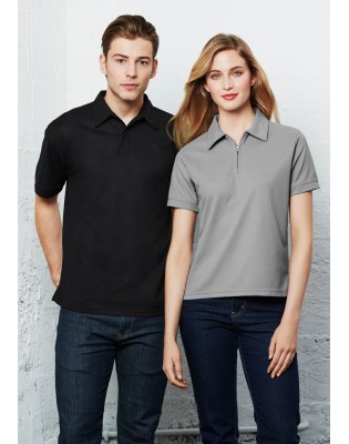 Mens Micro Waffle Polo