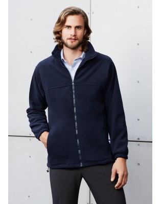 Mens Plain Micro Fleece Jacket