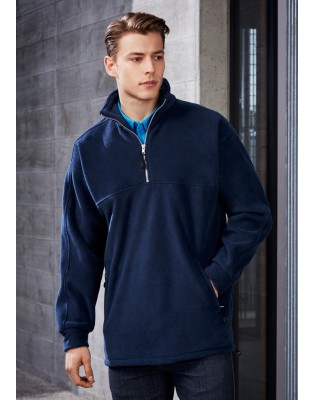 Mens Heavy Weight 1/2 Zip Winter Fleece