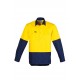 Mens Hi Vis Closed Front L/S Shirt