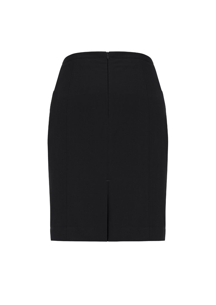 Womens Front Pleat Detail Straight Skirt
