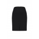 Womens Front Pleat Detail Straight Skirt