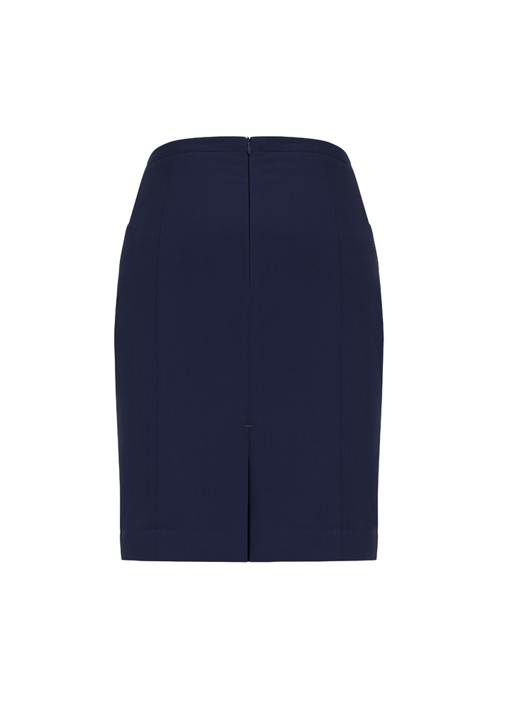 Womens Front Pleat Detail Straight Skirt