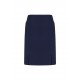 Womens Front Pleat Detail Straight Skirt