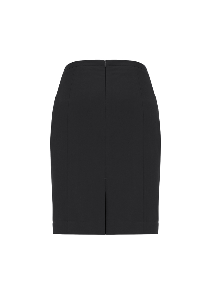 Womens Front Pleat Detail Straight Skirt