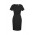 Womens Short Sleeve Dress - Black