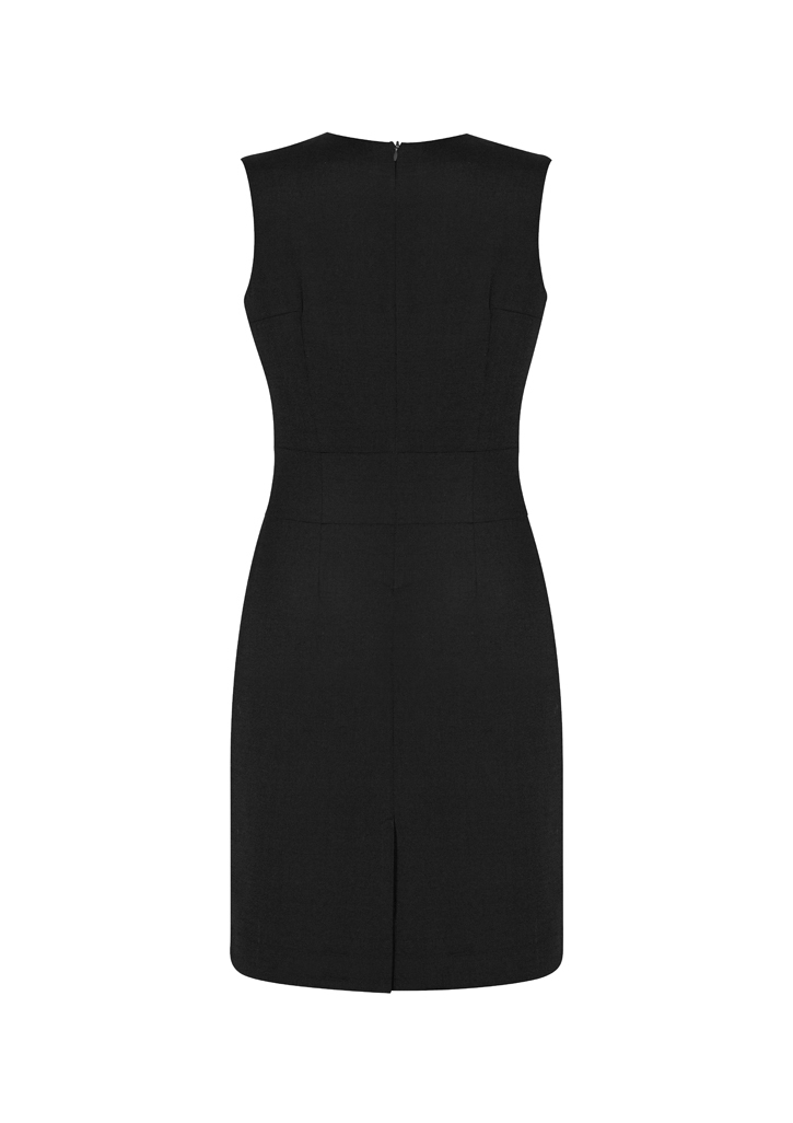 Womens Sleeveless V Neck Dress