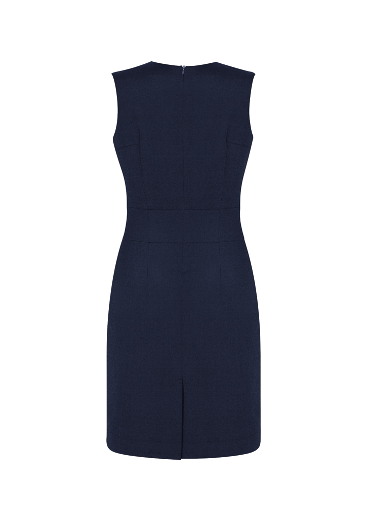 Womens Sleeveless V Neck Dress