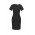 Womens Short Sleeve Dress - Black