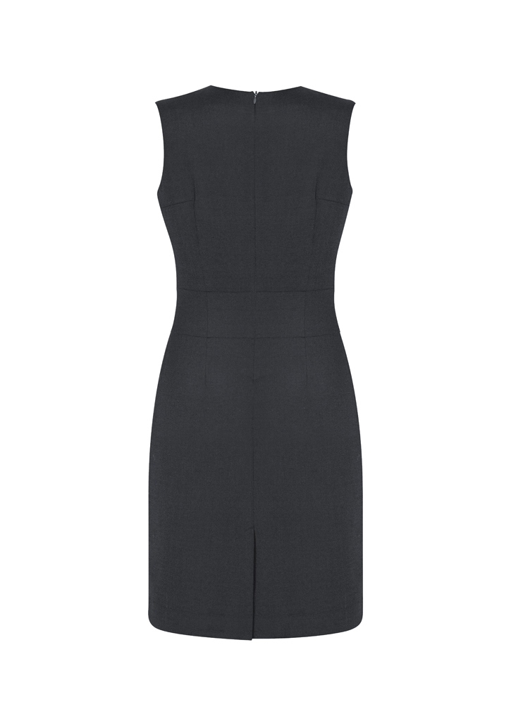 Womens Sleeveless V Neck Dress