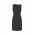 Womens Sleeveless V Neck Dress - Charcoal