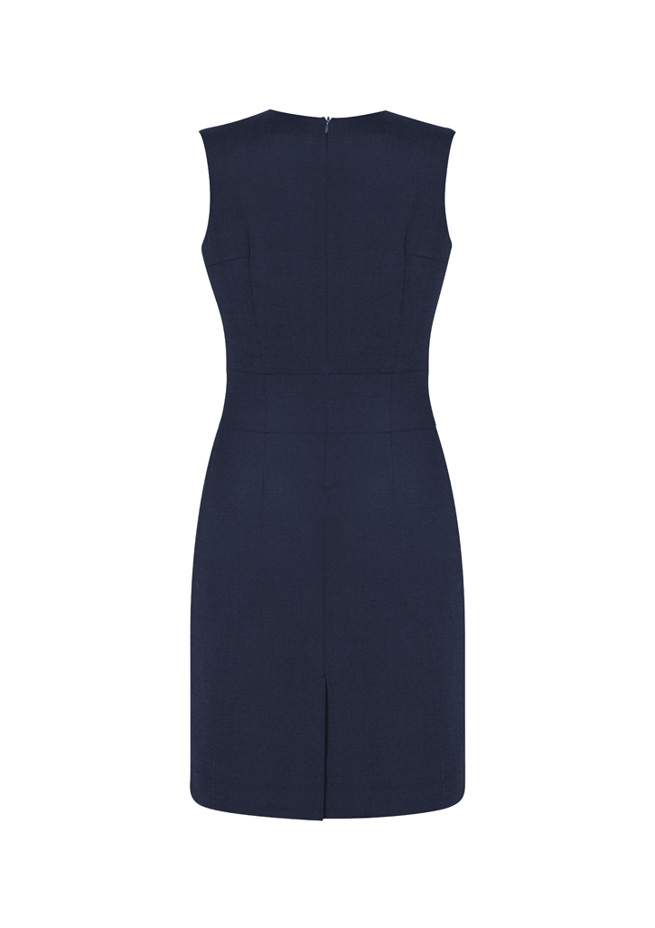 Womens Sleeveless V Neck Dress