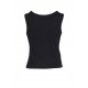 Womens Peaked Vest with Knitted Back