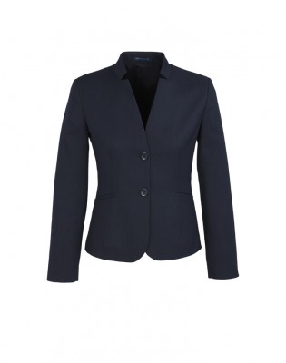 Womens Short Jacket with Reverse Lapel