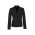 Womens Short Jacket with Reverse Lapel - Black