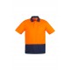 Unisex Hi Vis Basic Spliced Polo - Short Sleeve
