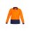 Unisex Hi Vis Basic Spliced Polo - Long Sleeve - Orange/Navy
