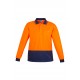 Unisex Hi Vis Basic Spliced Polo - Long Sleeve