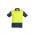 Mens Hi Vis Zone Polo - Yellow/Navy