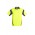Mens Hi Vis Aztec Polo - Short Sleeve - Yellow/Charcoal