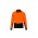 Mens Hi Vis Flux L/S Polo - Orange/Black