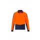 Mens Hi Vis Flux L/S Polo