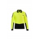 Mens Hi Vis Flux L/S Polo