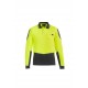 Mens Hi Vis Flux L/S Polo
