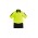 Mens Hi Vis Flux S/S Polo - Yellow/Black