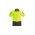 Mens Hi Vis Flux S/S Polo - Yellow/Charcoal