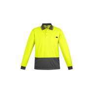 Mens Comfort Back L/S Polo