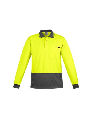 Mens Comfort Back L/S Polo