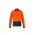 Mens Hi Vis Cotton L/S Polo - Orange/Navy