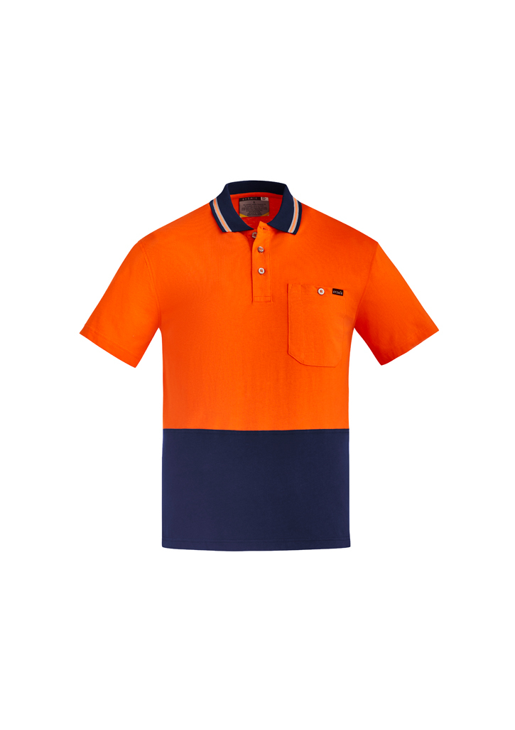 Mens Hi Vis Cotton S/S Polo