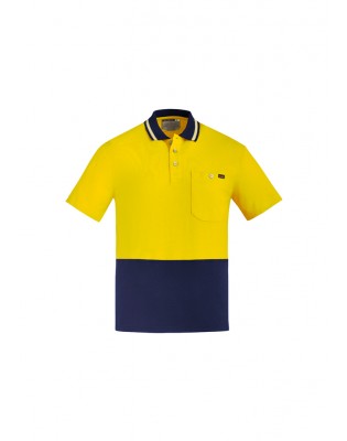 Mens Hi Vis Cotton S/S Polo