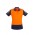 Womens Hi Vis Zone Polo - Orange/Navy